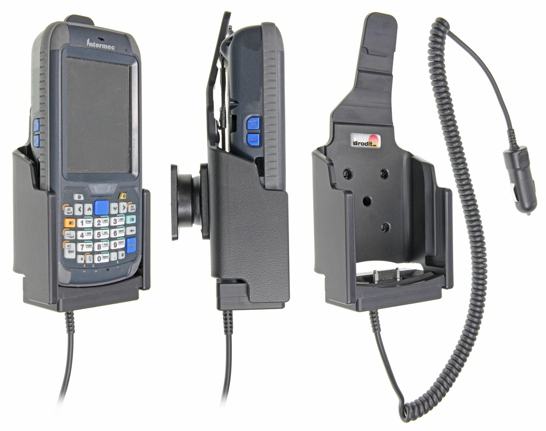 Brodit Aktiv Holder med cigaradaptor og kugleled til Intermec CN70 - 530277