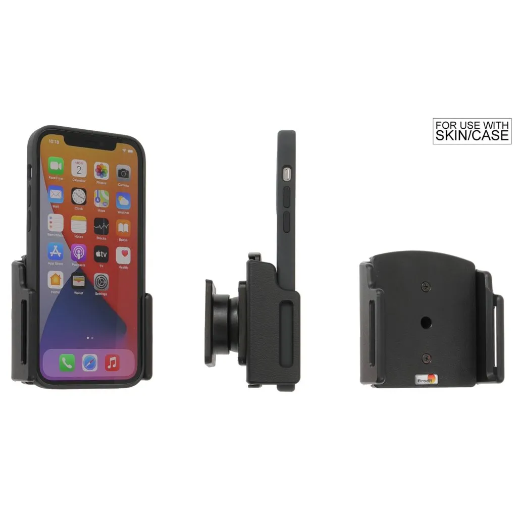 Brodit Justerbar Passiv holder til Apple iPhone 12-17 Pro Max - B: 75-89mm D: 8-12mm - 711368