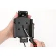Brodit Aktiv Holder m. cig-stik og pogo pin-ladning til Datalogic Memor 30/30X/35/35X m. original Rubber Boot - 712423