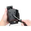 Brodit Aktiv Holder m. faststrøm og pogo pin-ladning til Zebra TC101/TC201 uden cover - 713494