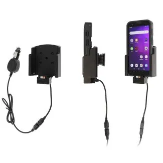 Brodit Aktiv Holder m. cig-stik og pogo pin-ladning til Datalogic Memor 30/30X/35/35X m. original Rubber Boot - 712423