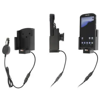 Brodit Aktiv Holder m. cig-stik og pogo pin-ladning til Point Mobile PM84/PM95 m. original boot/skin - 712427