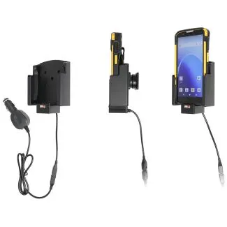 Brodit Aktiv Holder m. cig-stik og pogo pin-ladning til CipherLab RS38 m. Rubber Boot - 712439