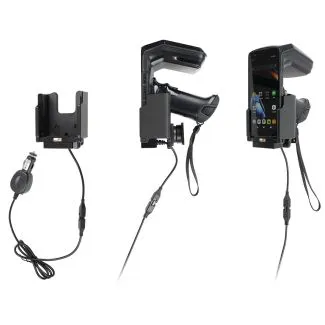 Brodit Aktiv Holder m. cig-stik og pogo pin-ladning til Zebra TC22R - 712479