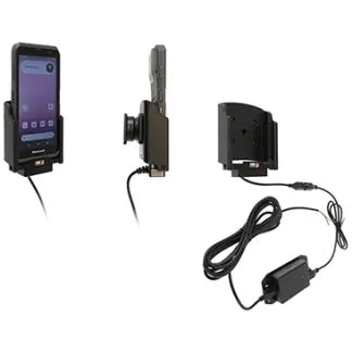 Brodit Aktiv Holder m. faststrøm og pogo pin-ladning til Honeywell EDA5S - 713385