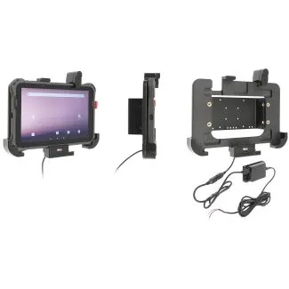 Brodit Aktiv Holder m. fast strøm og USB-A Host til Honeywell EDA10A m. Protective Boot og håndstrop - 713403