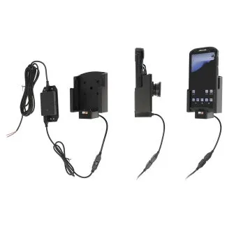 Brodit Aktiv Holder m. faststrøm og pogo pin-ladning til Point Mobile PM84/PM95 m. original boot/skin - 713427