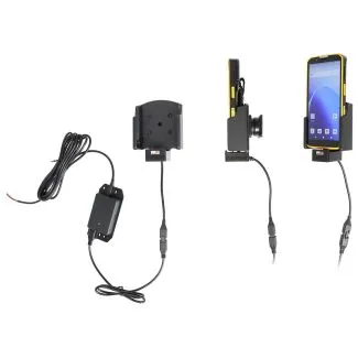 Brodit Aktiv Holder m. faststrøm og pogo pin-ladning til CipherLab RS38 uden cover/boot - 713437