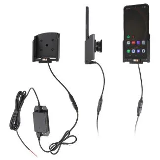 Brodit Aktiv Holder m. faststrøm og pogo pin-ladning til Samsung Galaxy XCover 7 Pro - 713444