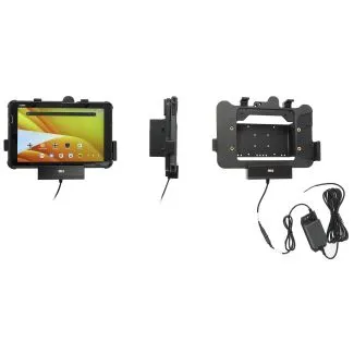 Brodit Aktiv Holder til fast installation til Zebra ET401 10” m. Rugged Boot / Expansion Back – 713465