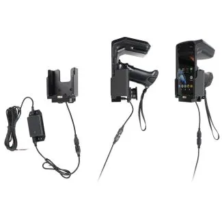 Brodit Aktiv Holder m. fast strøm og pogo pin-ladning til Zebra TC22R - 713479