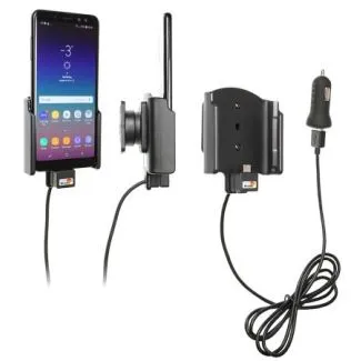 Brodit Aktiv Mobilholder med cigar adapter til Samsung Galaxy A8 A530F - 721035