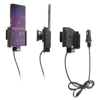 Brodit Aktiv Mobilholder med cigar adapter til Samsung Galaxy S10+, G975F - 721116