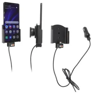 Brodit Aktiv Mobilholder med cigar adapter til Huawei P30 Pro - 721121
