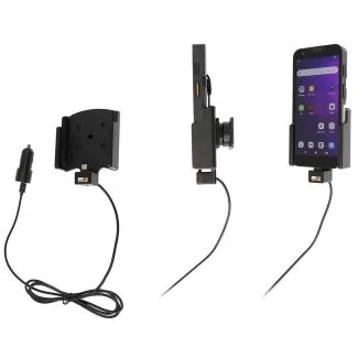 Brodit Aktiv Holder m. USB-C-kabel og cig-adapter til Datalogic Memor 30/30X/35/35X - 721422