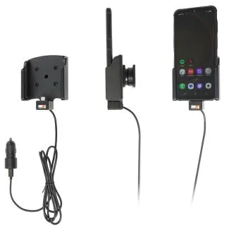 Brodit aktiv holder med USB-C kabel og cigaretstikadapter til Samsung Galaxy XCover7 Pro – 721443