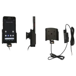 Brodit Aktiv Holder med faststrøm og kugleled til Honeywell CT37 og Honeywell CT30XP - 727334