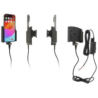 Brodit Faststrøms Holder til Apple iPhone 15 Pro Inkl. Brodit Hybrid Case - 727394