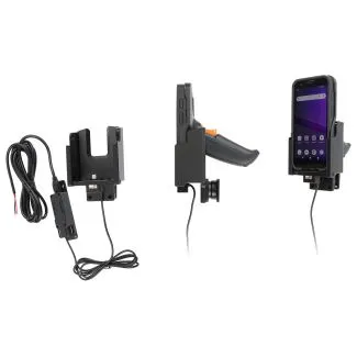 Brodit aktiv holder til Datalogic Memor 30/35 m. Rubber Boot, pistolgreb fast installation USB-C 60W – 727477