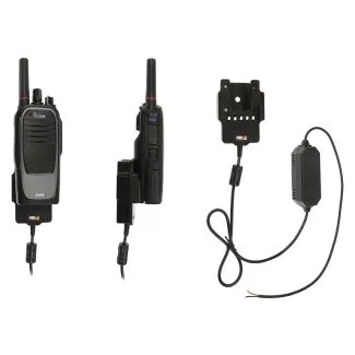 Brodit Aktiv Holder med faststrøm til ICOM IC-F62D/ICOM IC-F52D/ICOM IC-F4400/ICOM IC-F3400 - 732336