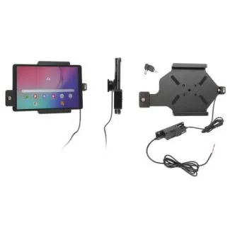 Brodit Faststrøms Tablet Holder til Samsung Galaxy Tab A 10.1 (2019) SM-T510/SM-T515 m. lås & nøgler - POGO opladning - 736132