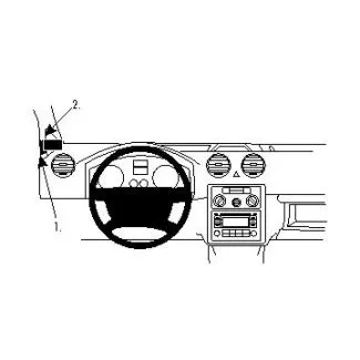 Brodit Proclip Monteringsbeslag - 604221 - HØJRESTYRET BILER