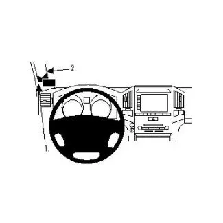 Brodit Proclip Monteringsbeslag - Toyota LandCruiser V8 08-15