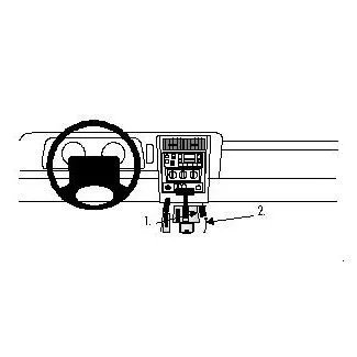 Brodit Proclip Monteringsbeslag - 832460