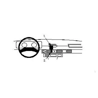 Brodit Proclip Monteringsbeslag - Land Rover Range Rover 86-93