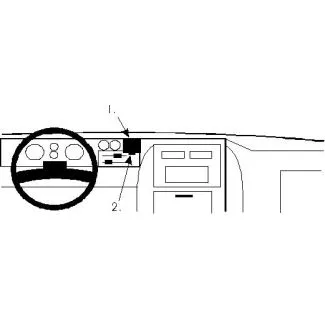 Brodit Proclip Monteringsbeslag - Chevrolet Van 78-95 og GMC Van 78-95
