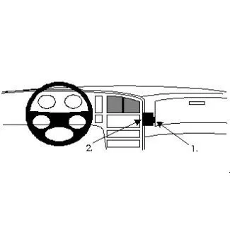 Brodit Proclip Monteringsbeslag - 851852*