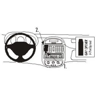 Brodit Proclip Monteringsbeslag - Renault Clio I 99-01
