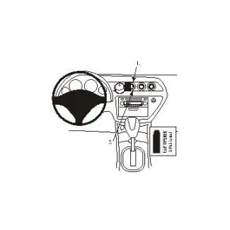 Brodit Proclip Monteringsbeslag - Honda Integra 04-06