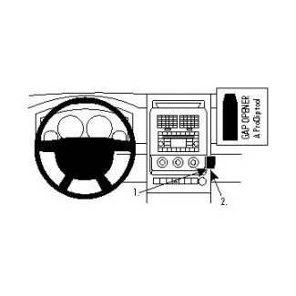 Brodit Proclip Monteringsbeslag - Jeep Cherokee 09-12 og Liberty 08-12
