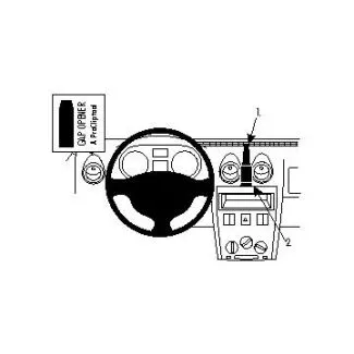 Brodit Proclip Monteringsbeslag - Dacia Logan 07-08 og Renault Logan 07-08
