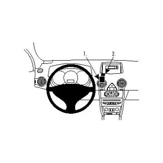 Brodit Proclip Monteringsbeslag - Renault Koleos 09-14