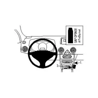 Brodit Proclip Monteringsbeslag - Renault Koleos 09-14