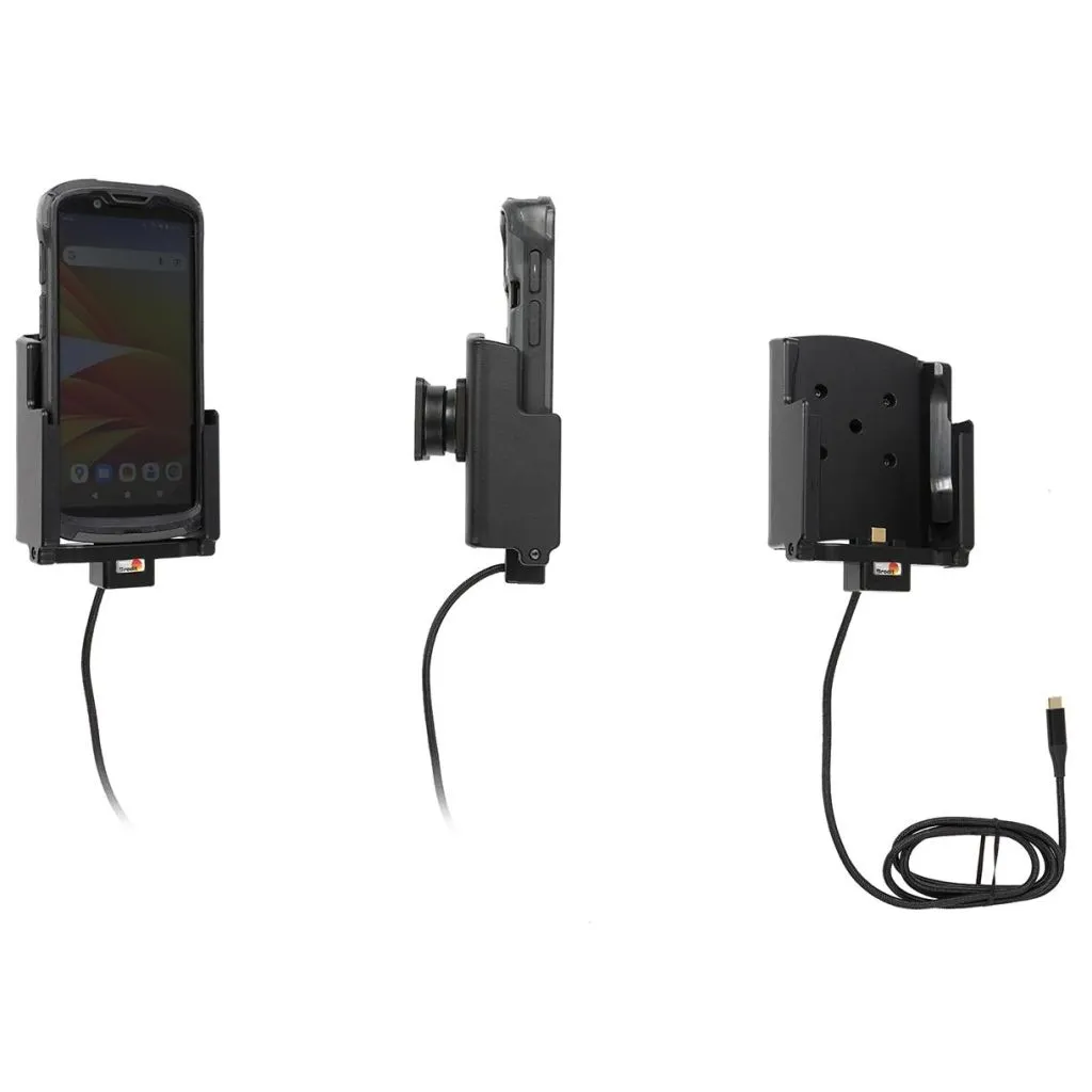 Brodit Aktiv Holder med USb-C/USB-C kabel Zebra TC53/TC58/FR55 - 216475