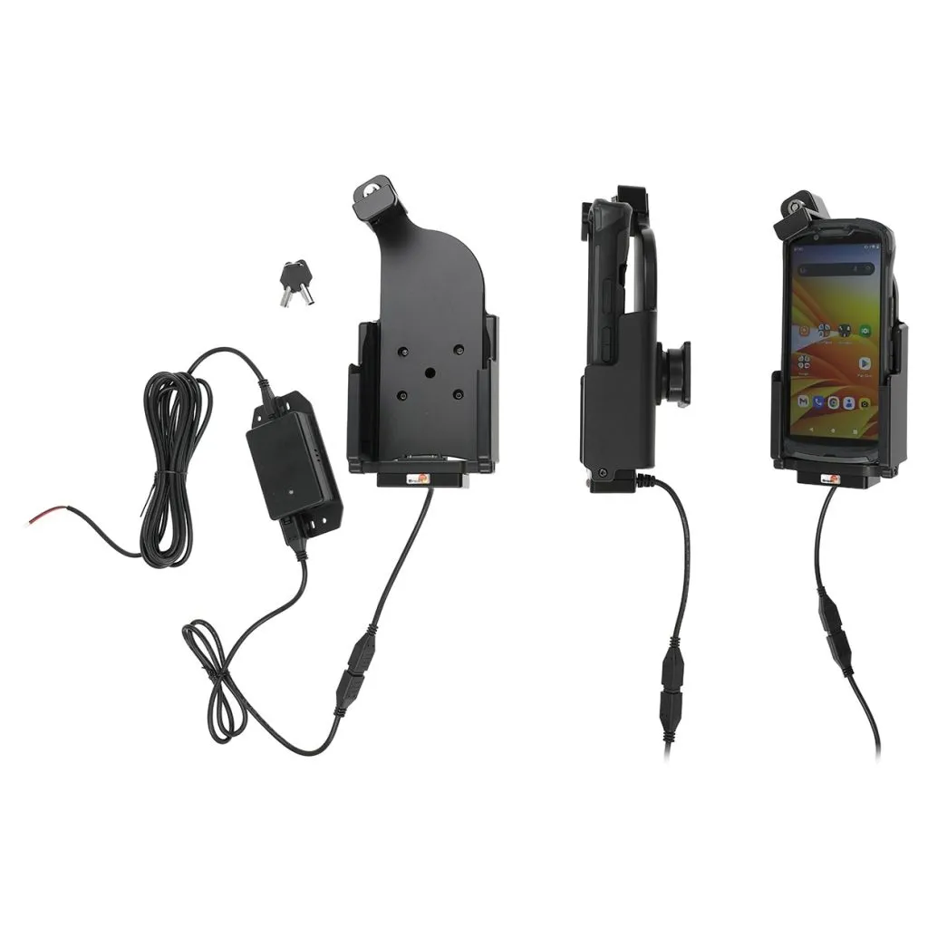 Brodit Faststrømsholder Zebra FR55/TC53/TC58 med lås og nøgle - 217045