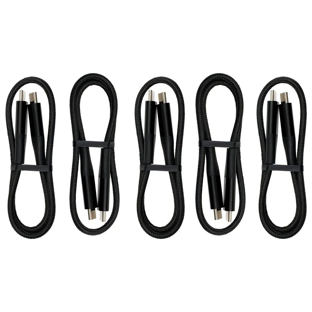 Brodit Korte USB-C/USB-C Datakabler- 30cm - 5 stk - 217152