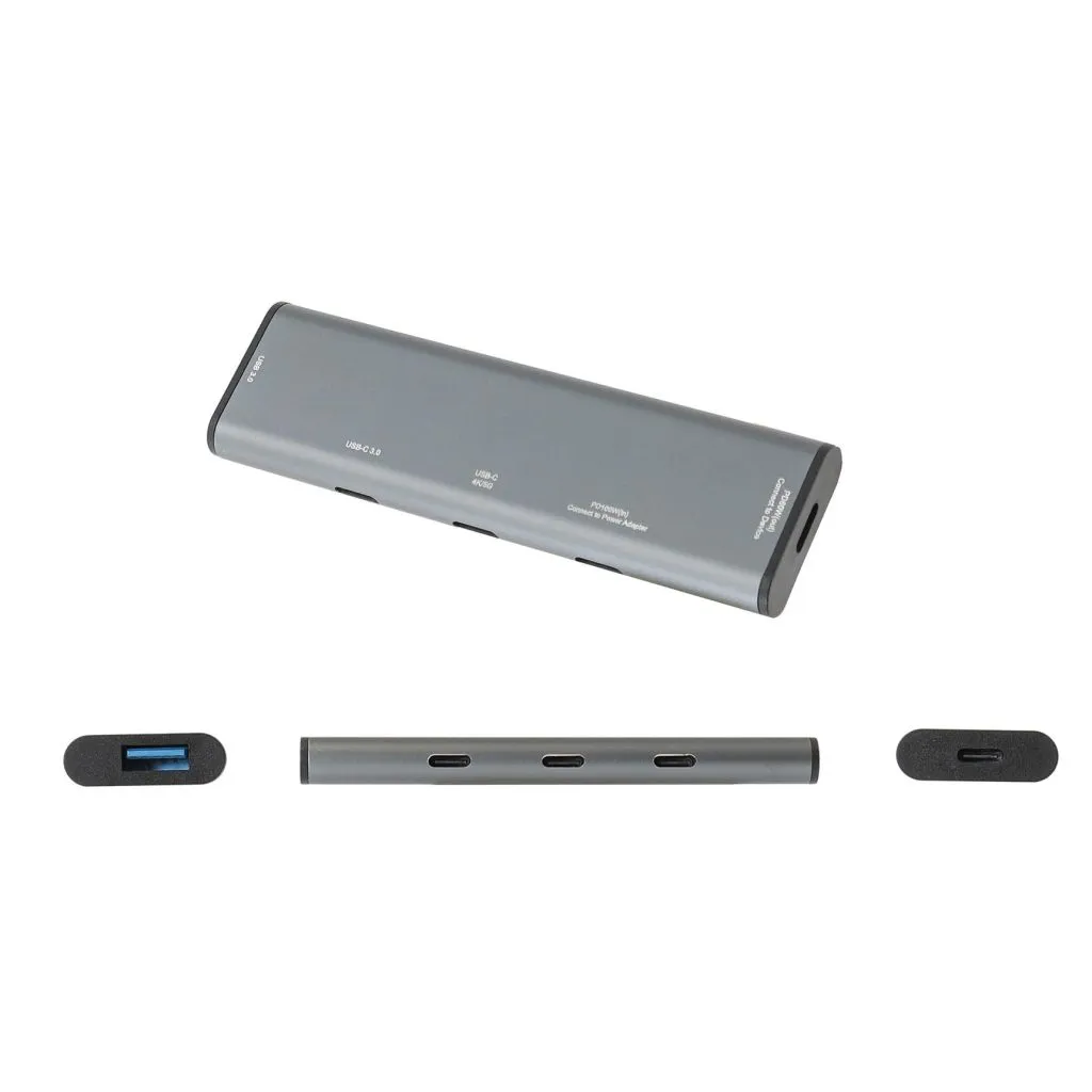 Brodit 3 -Port Expansion Hub - 4K USB-C Hub