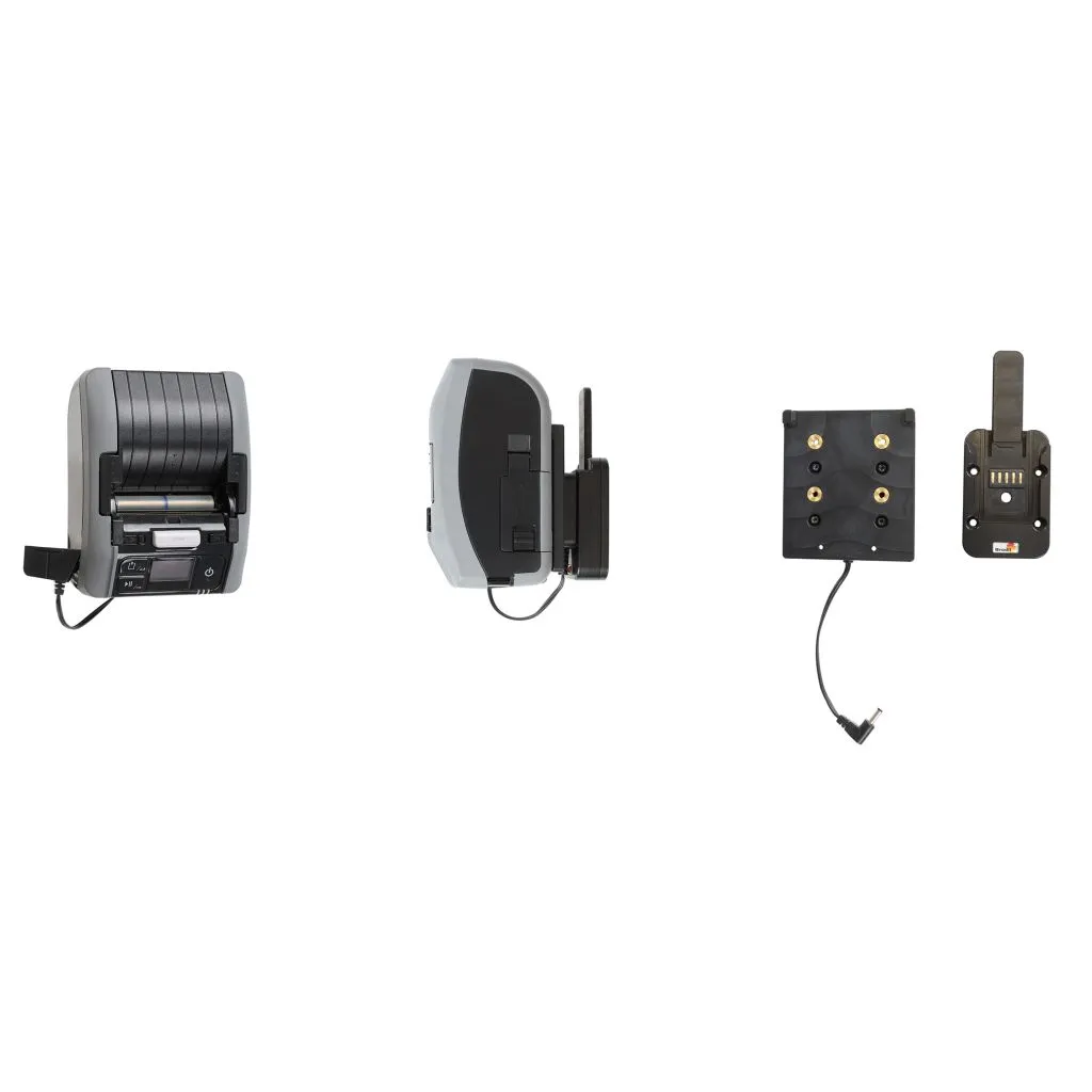 Brodit Aktiv Printer Mount m. glidende strømblok og MultiMoveClip til Sato PW2NX - 217336