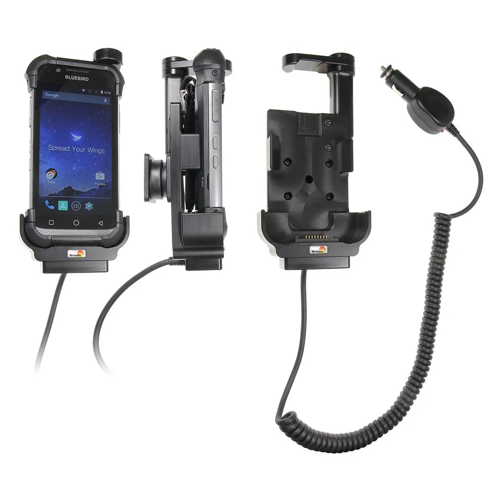 Brodit Aktiv Holder med cigaradaptor og kugleled til Bluebird EF500R - 512921