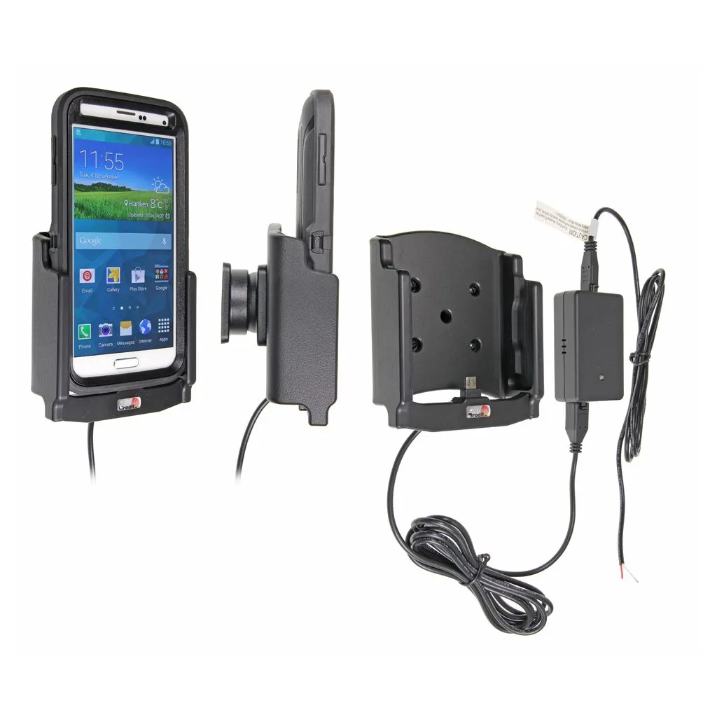Brodit Faststrøms Aktiv Holder til Samsung Galaxy S5 med Otterbox Defender Series