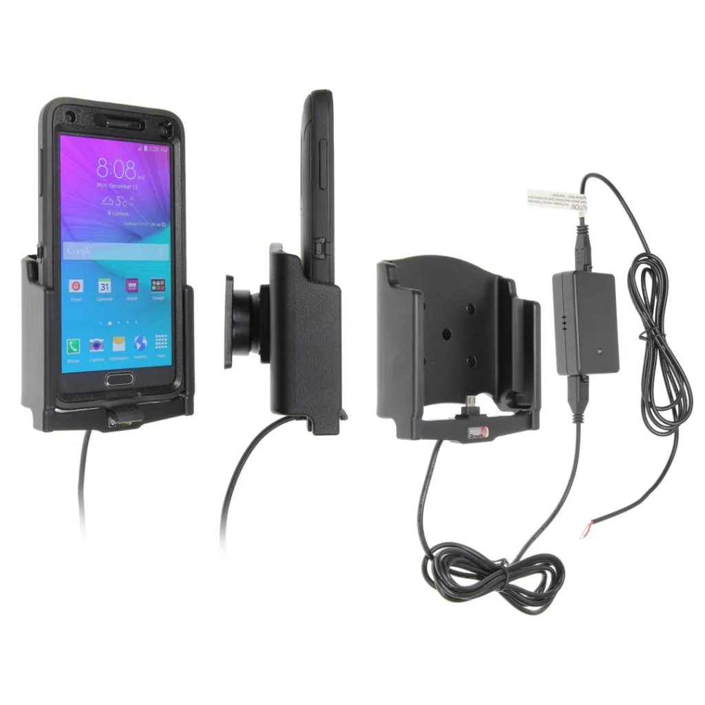 Brodit Faststrøms Aktiv Holder til Samsung Galaxy Note 4 med Otterbox Defender Series
