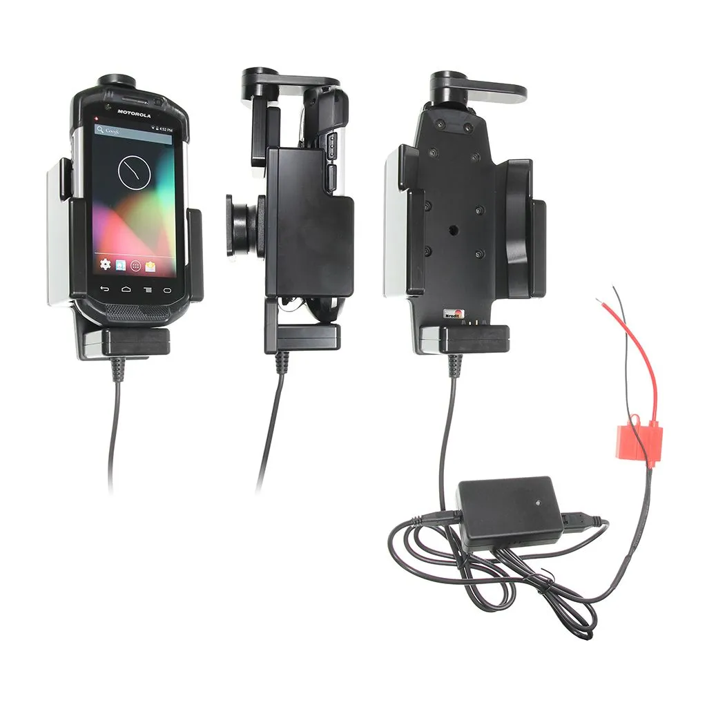 Brodit Faststrøm Aktiv Holder med topstøtte og kugleled til Motorola TC75, Motorola TC70, Zebra TC77, Zebra TC75, Zebra TC72, Zebra TC70 - 513857