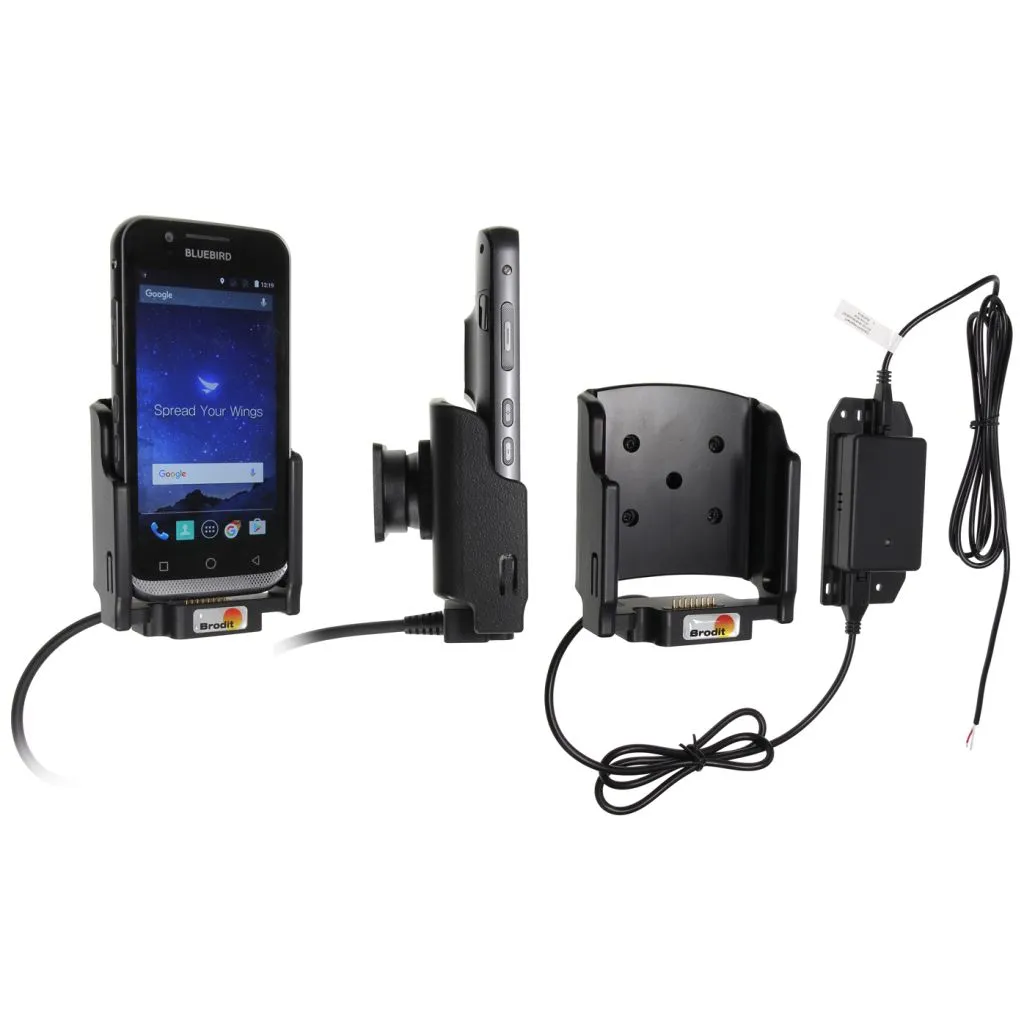 Brodit Faststrøm Aktiv Holder med kugleled til Bluebird EF500 - 513951