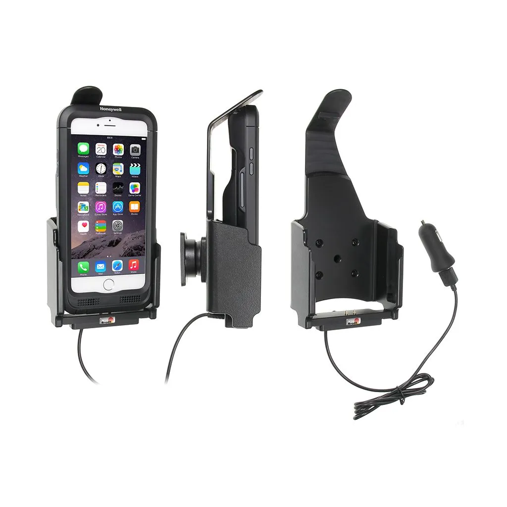 Brodit Aktiv Mobilholder til Apple iPhone 6 Plus med Honeywell Captuvo SL42 Enterprise Sled