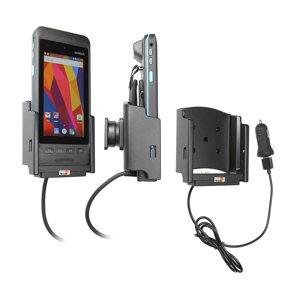 Brodit Aktiv Holder med cigaradaptor til Unitech PA720 - 521981