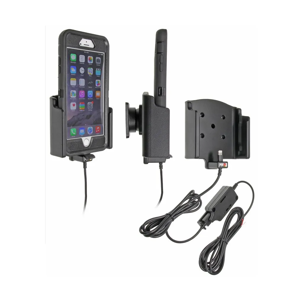 Brodit Faststrøms Aktiv Holder til Apple iPhone 6 Plus, 6S Plus, 7 Plus og 8 Plus med Otterbox Defender Series Case